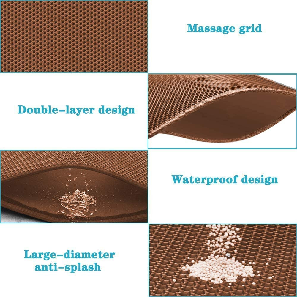 Professional Cat Litter Mat, Honeycomb Double Layer - Waterproof – Loopo  Shop